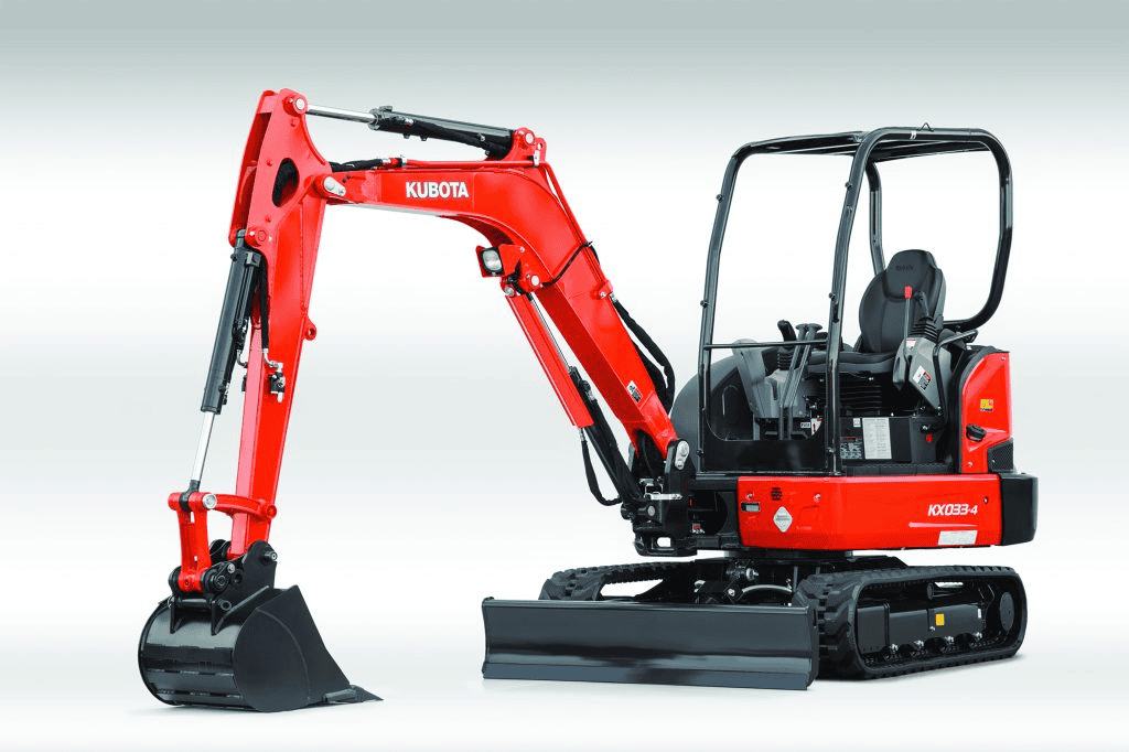 mini excavator, operating weight